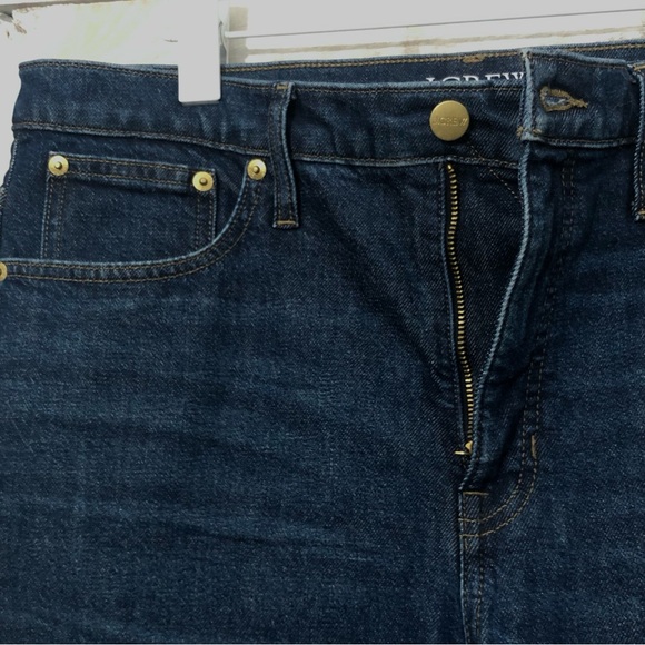 NWT J. Crew ‘96 Straight Leg High-Rise • Dark Wash • Sz 31P - Picture 5 of 12